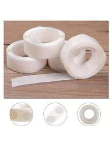 500pcs/5rolls Double-Sided Adhesive Dots, Transparent Balloon Glue Removable Glue Dots, Craft Glue Dots, Halloween Gift - White - View 4