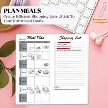 Travelers Notebook Inserts,Meal Plan Refills,Standard Regular TN Journal,30 Sheets,8.25\ X 4.25\,Travelers Notebook Refills For Journals,Dis,Planners - 補充餐計劃 - 查看 5