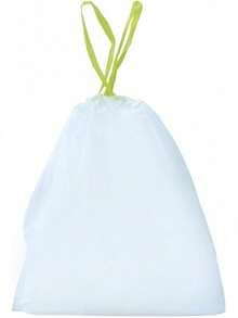 EstiloTendenciaNINESTARS NSTB-10-30 - Bolsa De Basura Extrafuerte Con Cierre De CordóN, Paquete De 1, Blanco, 13 GAL., 1Calidad PremiumVersióN Mejorada - 82,5 cm (alto) * 1,6 m (ancho) - Ver 8