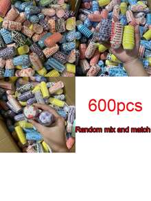 100个/200个/300个/500个/600个/1000个装迷你纸杯蛋糕衬垫,0.98英寸迷你烘焙杯,展开尺寸6厘米,非常适合派对和日常使用,厨房必备工具,派对烘焙必需品 - 彩色 - 查看 14