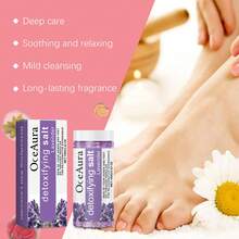 OceAura 柠檬/玫瑰/绿茶/薰衣草足浴盐，温和清洁、滋养、软化、保湿足部护理 - Rose - 查看 3