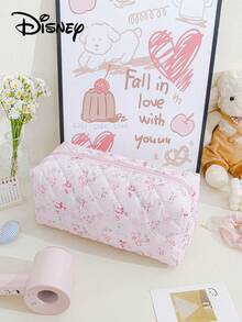 Disney Large Capacity Quilted Hair Dryer Storage Bag Multi-Pocket Design Inside Hair Dryer Holder Hair Tool Bag Multi-Functional Mickey & Minnie Pattern Storage Bag Official License Princess Storage Bag - Multicolor - View 14