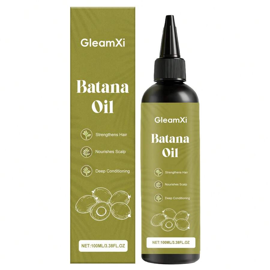 GleamXi 巴塔纳油 100毫升/3.38液体盎司 - 强韧秀发，滋养头皮，深层护理天然护发油 - 彩色 - 查看 1