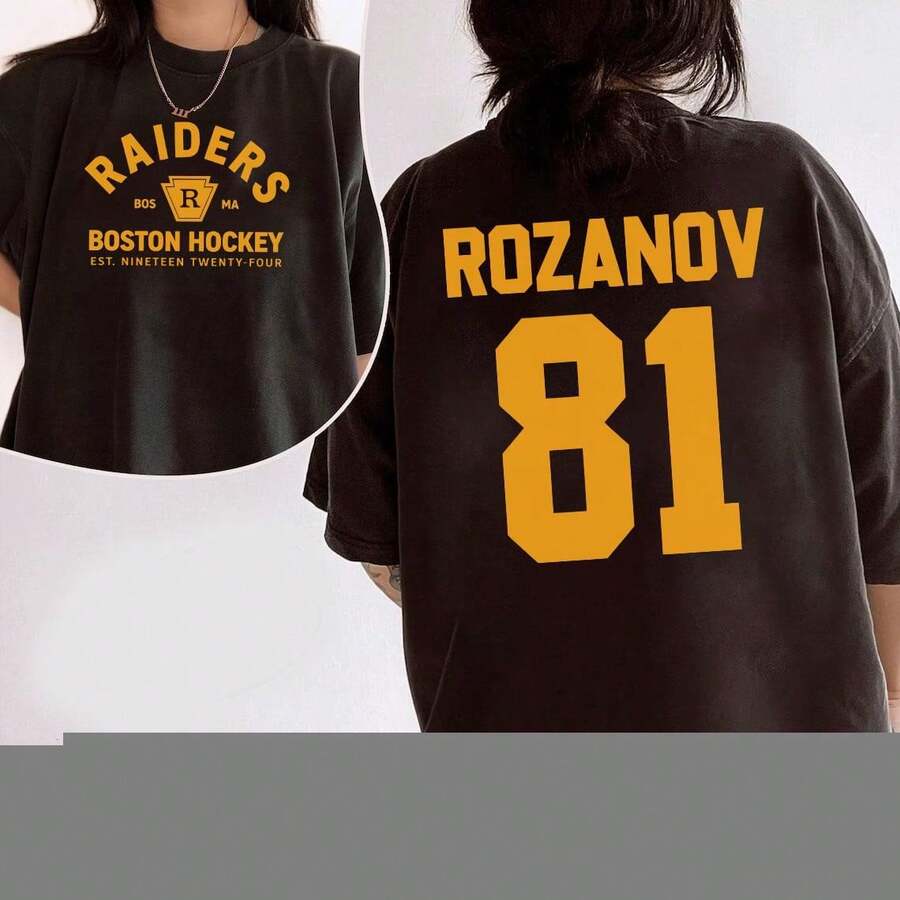 Retro Hudson Williams Connor Storrie 2 Sides Shirt, Ilya Rozanov Shane Hollander Sweatshirt, Scott Hunter Sweater, Heated Rivalry Inspired Tee, Unisex T-Shirt For Fans - Black - View 1