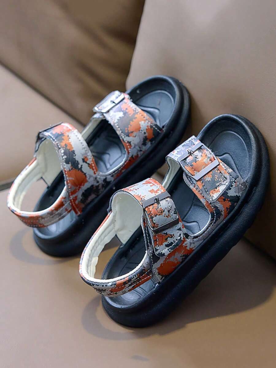 Children's Flat Sandals / Children's Fashion Lightweight Soft Comfortable Open-Toe Flat Sandals - Multicolor - View 1