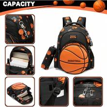 3pcs/Set Spherical Backpack, Cute Girl's School Bag With Lunch Box, Travel Backpack, Suitable For Preschool, Kindergarten, Elementary School Students, Can Hold School Supplies - Ball-shaped Schoolbag - View 4