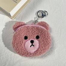 1pcs  Cute And Cute Cashmere Bear Coin Purse Children's Coin Jewelry Sundries Storage Bag Pendant Keychain - Nhiều màu - Xem 11