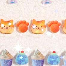 Adesivos brilhantes e fofos, adesivos decorativos ideais para scrapbooking, projetos DIY, decoração de capas de celular, álbuns de recortes, diários e muito mais. - Multicolorido - Ver 3