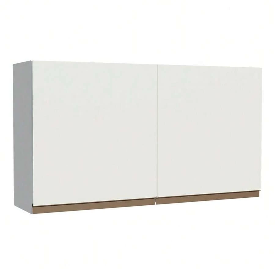 Gabinete Bajo Cocina Madesa Glamy con 2 Cajones BM - Blanco - Ver 1