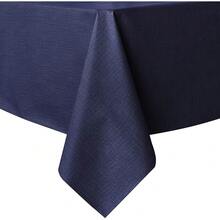 Sancua 1OO% Waterproof Rectangle PVC Tablecloth - 54 X 78 Inch - Oil Proof Spill Proof Vinyl Table Cloth, Wipe Clean Table Cover For Dining Tables, Buffet Parties And Camping, Navy - Navy54inchx78inchRectangular - View 1