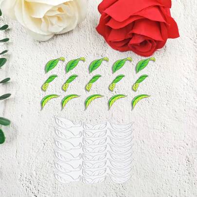 1片叶子金属切割模具，计划刀模具材料，DIY切割书压花切割刀模具，手工金属模具，模切信封，用于制作卡片、相册卡片、压花纸工艺品、相册印章、贺卡、生日和节日礼物，适合拼贴艺术家和纸艺爱好者