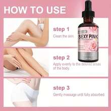 私密美白精华液，蕴含维生素C、积雪草和洋甘菊，有效去除异味，令面部、身体、手臂、腋下、私密部位、膝盖和手肘的肌肤柔软光滑。 - 粉色 - 查看 10