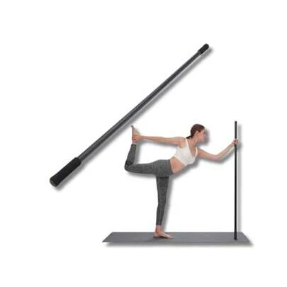 CYPNStick de Estiramiento Ajustable de Yoga Dpofirs - 5 Pies 4 Varillas de Acero Manijas de Espuma - Palo de Ejercicio para Balance Flexibilidad y MovilidadFashion
