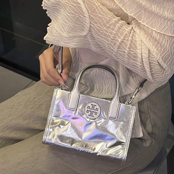 Tory Burch Detachable Adjustable Strap Nylon Tote Shoulder Crossbody Bag 149895