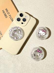 Sanrio Hello Kitty旋转可伸缩手机支架，粘性手机壳支架，3档可调节 - 彩色 - 查看 6