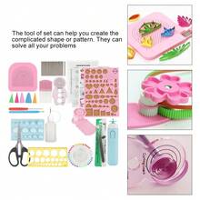 24Pcs DIY Quilling Paper Slotted Tools Sets Art Craft Decoration(color random) - Multicolor - Ver 8