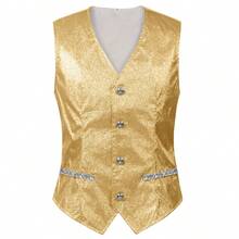 Men Cosplay Clothing - Gold - View 6