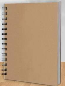 牛皮纸螺旋素描本，多种尺寸可选，纸张加厚，专为艺术学生设计，用于手绘素描，内含空白绘图页，可实现更清晰、更专业的素描。 - 彩色 - 查看 12