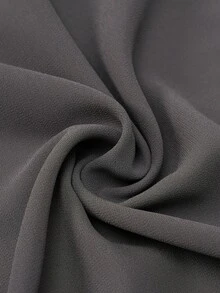 1 pieza Hiyab de unicolor para mujer, pañuelo cuadrado de gasa, pañuelo casual adecuado para uso diario, apropiado para atuendo hiyab - Gris - Ver 2