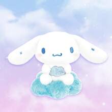 Miniso 三丽鸥肉桂狗星月云朵毛绒挂件，亲肤毛绒面料，长耳朵造型+云朵底座装饰，小巧便携，适合背包装饰/钥匙扣/日常携带可爱挂件（1个） - 彩色 - 查看 1