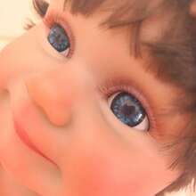 50cm Hyper-Realistic Reborn Doll, Handmade With Rooted Hair And Hand-Painted, Lifelike With Visible Veins, Comes In Deluxe Gift Box, Suitable As Birthday Gift Or Companion - Yellow - View 9