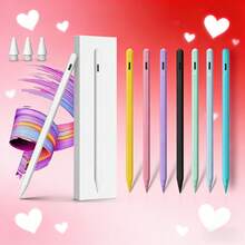 2025 通用触控笔，兼容 iPad 和安卓平板电脑：快速充电、防误触功能，并完全兼容 iPad Pro (M4/M3/M2)、iPad Air (M3/M2)、iPad Mini、iPad（第 6 代至第 11 代）以及更多电容式触摸屏设备——是安卓和 iOS 设备的理想礼物，适合送给母亲、家人、朋友、孩子，作为生日或节日礼物。 - 粉色 - 查看 2