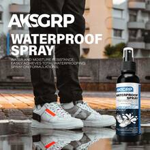 纳米防护喷雾 - 防水、防污、防泼水 | 适用于运动鞋、皮鞋、靴子、帆布鞋和徒步鞋 - 白色 - 查看 2