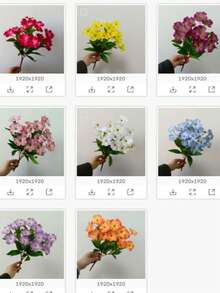 3支/6支仿真百合花，家居装饰，桌面摆件，插花，人造植物，塑料花，花园装饰，婚礼装饰，花束 - 多色/款式隨機. - 查看 11