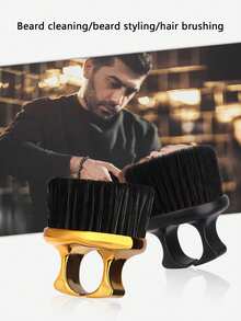 1pc Multi-Purpose Salon Hair Styling Comb, All-Black Hair Comb And Gold-Plated Black Hair Comb, Vintage Rake Comb, Styling Comb, Boar Bristle Brush, Barber's Thinning Comb, Hairstyling Tools - Multicolor - View 3