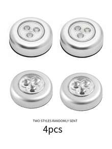 3 LED Touch Faucet Light, Battery Powered Stick-On Wall Light, Suitable For Kitchen, Wardrobe, Cabinet - Non-Rechargeable, Plastic Material, Tube Lighting - No Accessories Included - Multicolor - View 13