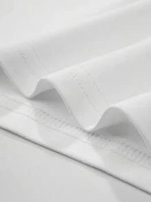 GRDR Men's Minimalist Airplane Collar Short Sleeve T-Shirt, Casual Commuter - White - View 7