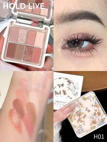 HOLD LIVE Butterfly Soft Eyeshadow Palette H01, Everyday Warm Taupe Color Series - H01 - View 1