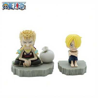  1 Tượng One Piece sưu tầm chính thức được cấp phép của Toei Animation, mô hình đồ chơi dễ thương để trưng bày trên bàn làm việc, trang trí phòng nhà, quà tặng unisex cho người hâm mộ và bạn bè, quà sinh nhật, quà ngày lễ.
