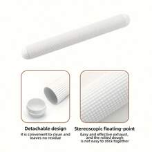 2件套烘焙垫和擀面杖套装，包含不粘浮点纹理塑料擀面杖和EVA烘焙垫 - 家用厨房必备烘焙工具，适用于制作饺子、披萨、糕点、面包、面条、饼干等。多功能厨房工具，厨房配件，面团擀面杖，优质擀面杖，揉面工具，厨房烘焙工具 - - - 查看 7