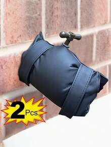 غطاء حماية من التجمد لحنفية المياه، حارس التجمد للحنفية الخارجية، غطاء عزل الحنفية في الشتاء، سهل الإزالة للعزل الشتوي، مناسب للمناسبات الأخرى أيضًا - متعدد الألوان - مشاهدة 11