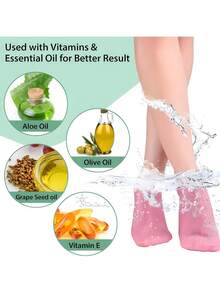 2/4/5pcs Silicone Moisturizing Set - Face Mask Cover, Gloves And Socks, Enhance Skincare Effects, Non-Slip Face Mask Holder, Alcohol-Free, Battery-Free Silicone Face Mask Applicator - Multicolor - View 6