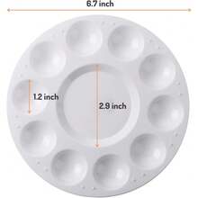 New - 4 Pack Paint Tray , Kids' Plastic Paint Holder, Trays For Kids - 4 Pack - View 3