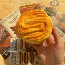 最新热销手撕面包黄油吐司挤压减压慢回弹玩具，粘性材质 - 生日礼物、圣诞礼物、派对礼物、最佳礼物、复活节礼物 - 彩色 - 查看 7