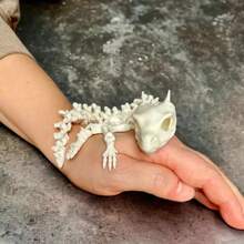 1pc 3D Printed Integrated Skeleton Demon Skull Dragon Movable Joint Dinosaur Model - Multicolor - View 5