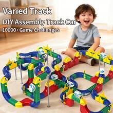 3D Modular Electric Train Set Toy For Children 3+ Years Old, Flexible Track Building, 360° Rotation, Gravity-Defying, STEM Learning Gift - Multicolor - View 8