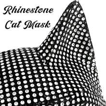 1pc Crystal-Studded Masquerade Mask For Women, CosplayProp,Sexy Accessory For Party & Bal Back To School - Multicolor - View 8