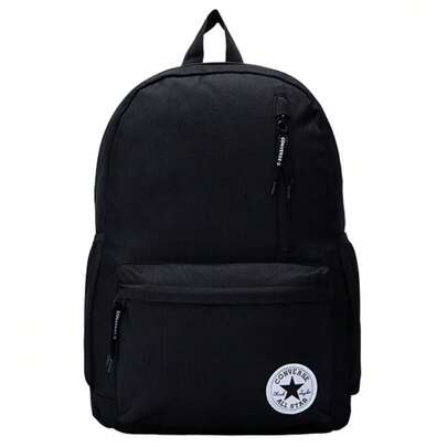  Mochila de poliéster con cierre de cremallera de gran capacidad y logotipo de la marca Converse, bolso de estudiante, mochila de tamaño mediano.