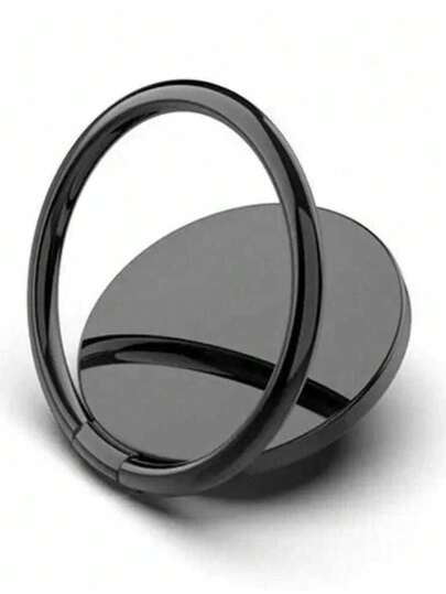 Suporte de celular em anel de metal com rotação de 360°, feito de liga metálica sólida, com suporte ajustável para celular, adequado para suporte magnético de carro, compatível com iPhone, Galaxy, Pixel e outros smartphones, compatível com iPhones e celulares Android, suporte de anel para celular, acessórios para celular, presente de aniversário para familiares e amigos, presente de Dia dos Namorados