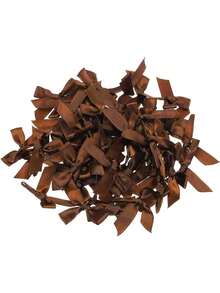 50pcs/Pack Colorful Ribbon Bows, Gift Wrapping Decor, Handmade Card Decoration, Hair Accessories, Balloon Bows, Wedding Party Decor, Room Decor, Home Decor - Brown - Brown - View 3