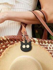 Clip magnético con forma de gato elegante y lindo, gancho de viaje, accesorio de almacenamiento portátil, dije para bolso de mujer, colgante de mochila de cuero PU. Se puede colgar en bolsos de hombro, bolsos cruzados o llaves para sujetar sombreros, gorras de béisbol, bufandas y tarjetas. Adecuado para la oficina, el transporte, las vacaciones, el camping, las compras, las fiestas y otras ocasiones. También es un regalo ideal para cumpleaños, San Valentín, Ramadán. - Multicolor - Ver 7