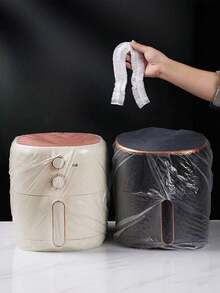 50/100pcs Universal Plastic Transparent Dust Cover, Suitable For Home Appliances Such As Microwave Oven, Electric Fan, Rice Cooker, Baking Tray, Microwave Oven - Multicolor - View 2