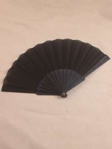 Flat Hand Fan, Modern Foldable Fan, Suitable For Home Use - White - View 12