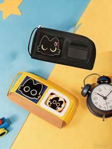 Estuche para lápices con patrones de gatitos lindos en estilos surtidos, elegante y espacioso. Suministros de oficina y escolares > Almacenamiento de papelería de oficina > Estuche para lápices > Bolsa para bolígrafos - Multicolor - Ver 10