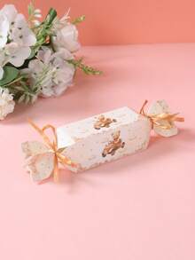 6pcs Brown Bear Gift Boxes With Ribbon, Teddy Bear Pattern Babe Shower Candy Boxes, 1st Birthday Party Gift Packaging Boxes, Gender Reveal Party Favor Box, Treat Boxes, Happy Birthday Party Supplies, Gender Reveal Party Supplies, Kitchen Baking Gift Wrapping Supplies, Snack Food Boxes, Babe Shower Decoration, Gender Reveal Decoration, Babe Shower Gifts, Brown Bear Party Decor, Newborn Babe Party Table Decor - Brown Bear - View 9