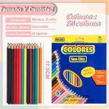 Juego de Lápices de Dibujo Artístico 48 Colores - Multicolor - Ver 3